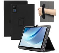 MEMELOKA Funda para DOOGEE U13 13 Pulgadas, Ligero y Delgado PU Protectora Carcasa con Correa para la Muñeca[Soporte Función] - Negro