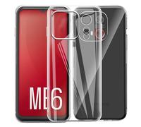 MEMELOKA Funda para Emporia ME6/Emporia E6/Emporia Smart 6, Ultrafino Transparente Suave TPU Silicona Anti-amarilleo Carcasa [Anti-arañazos][Anti-Huellas]