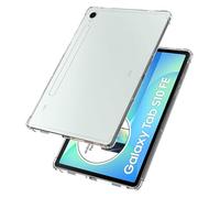 MEMELOKA Funda para Galaxy Tab S10 FE/Galaxy Tab S9 FE, Transparent Suave TPU Anti-Scratch con Reforzada Silicona Bumper, Anti-Choques Carcasa Protectora