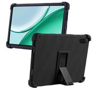 MEMELOKA Funda para Honor Pad X8b/Pad X8a 11 Pulgadas, Carcasa Protectora Antigolpes de Silicona Suave con Soporte[Antiarañazos][Antideslizante], Negro