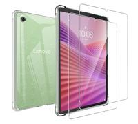MEMELOKA Funda para Lenovo Tab One/Lenovo Tab K9 8.7 Pulgadas + Cristal Templado, Carcasa TPU Transparente Flexible Anti-arañazos con Esquinas Reforzadas, Silicona Ultrafina Anti-Choques Funda