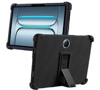 MEMELOKA Funda para OnePlus Pad Lite/OPPO Pad SE 11 Pulgadas, Carcasa Protectora Antigolpes de Silicona Suave con Soporte[Antiarañazos][Antideslizante], Negro