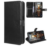 MEMELOKA Funda para OSCAL Marine 2, Interior TPU Antigolpes y Premium Flip Wallet PU Carcasa OSCAL Marine 2 con Ranura para Tarjeta[Cierre Magnético][Función Soporte] - Negro