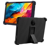 MEMELOKA Funda para TCL NxtPaper 14 14.3 Pulgadas, Carcasa Protectora Antigolpes de Silicona Suave con Soporte[Antiarañazos][Antideslizante], Negro