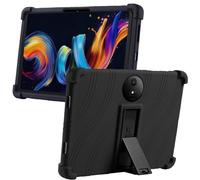 MEMELOKA Funda para TCL Tab Nxtpaper 11 Plus 11.5 Pulgadas, Carcasa Protectora Antigolpes de Silicona Suave con Soporte[Antiarañazos][Antideslizante], Negro