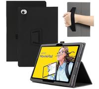 MEMELOKA Funda para Wacom MovinkPad 11 11 Pulgudas, Ligero y Delgado PU Protectora Carcasa con Correa para la Muñeca[Soporte Función] - Negro