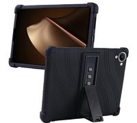 MEMELOKA Funda para Xiaomi Pad Mini 8.8 Pulgadas, Carcasa Protectora Antigolpes de Silicona Suave con Soporte[Antiarañazos][Antideslizante], Negro