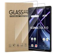 MEMELOKA Protector de Pantalla para Acer Iconia Tab A10 10.1 Pulgadas, 2 Piezas Ultra Transparente 9H Cristal Templado para Acer Iconia Tab A10[Alta Sensibilidad], Antiarañazos y Sin Burbujas