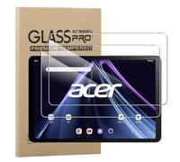 MEMELOKA Protector de Pantalla para Acer Iconia Tab A11-11 11 Pulgadas, 2 Piezas con una Claridad HD del 99.99% y Cristal Templado Protector de Pantalla [Alta Sensibilidad] [Antihuella] [Antiburbuja]