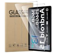 MEMELOKA Protector de Pantalla para Blackview Mega 8/Mega8 13 Pulgadas, 2 Piezas[Antiarañazos][Antihuellas][Alta Sensibilidad] 9H Dureza Cristal Templado