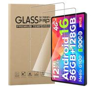 MEMELOKA Protector de Pantalla para DOOGEE Tab G6 Pro 12 Pulgadas, 2 Piezas[Antiarañazos][Antihuellas][Alta Sensibilidad] 9H Dureza Cristal Templado DOOGEE Tab G6 Pro