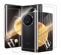 MEMELOKA Protector de Pantalla para Honor Magic V5/Magic V2/Honor Magic V3 5G, 2+2 Piezas TPU Flexible Protector de Pantalla Interiores y Exteriores con 3D Cobertura Completa