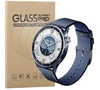 MEMELOKA Protector de Pantalla para XIAOMI Watch S5 46mm, 3 Piezas[Antiarañazos][Antihuellas][Alta Sensibilidad] 9H Dureza Cristal Templado XIAOMI Watch S5 46mm