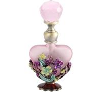 MEMEM Botella de Perfume Vintage, decoración de Lujo Recargable de Viaje de Vidrio vacío de 5 ml Mini
