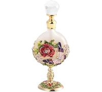 MEMEM Botella de Perfume Vintage, Viaje de decoración Elegante de Rosas Recargables vacías de 7 ml