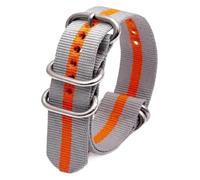 MEMEM Correas de nailon deportivas militares for relojes, accesorios de 18 mm, 20 mm, 22 mm y 24 mm.(Color 22,22mm)