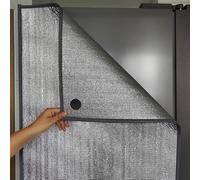 MEMEM Cubiertas De Congelador Aisladas for Área Fría,Aislamiento De Refrigerador,Manta Aislada for Almacenamiento, Cubierta,Universal,para Refrigeradores,Ventanas(50x170cm)