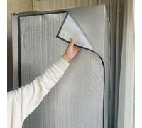 MEMEM Cubiertas De Congelador Aisladas for Área Fría,Aislamiento De Refrigerador,Manta Aislada for Almacenamiento, Cubierta,Universal for Refrigeradores,Ventanas(Silver B,50x170cm)