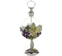MEMEM Frasco de Perfume Vintage, 10 ml de Vidrio Recargable vacío