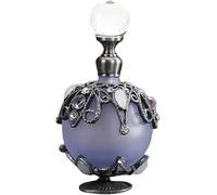MEMEM Frasco de Perfume Vintage, Frasco Decorativo de Vidrio vacío de tamaño Viaje de 25 ml(Purple)