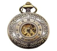 MEMEM Reloj de bolsilloRegalo for el día del padreReloj de Bolsillo vintageReloj de Bolsillo mecánicoReloj de Bolsillo Hueco abatibleApto for cumpleañosReloj con Cadena