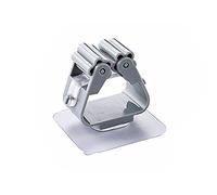 MEMEM Soporte for fregona y escoba, organizador de pared con clip, colgador de cepillos, estante de almacenamiento for utensilios de cocina y baño, ganchos de succión for colgar tuberías.(Gray)