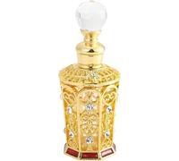 MEMEM Vintage Perfume Bottle， 12ml with Round Crystal Cover Empty Decorative Bottles for Women