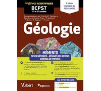 Mémento Géologie BCPST 1re et 2e années: Fiches méthodes, résumés de notions, schémas de synthèse