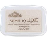 Memento Luxe Tsukineko Wedding Dress - Almohadilla de Tinta, Color Blanco