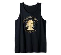 Memento Mori Amor Fati Cita estoica Latina Camiseta sin Mangas