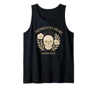 Memento Mori Amor Fati Cita estoica Latina Camiseta sin Mangas