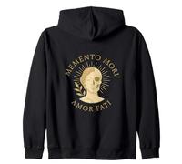 Memento Mori Amor Fati Cita estoica Latina Sudadera con Capucha