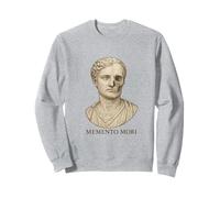 Memento Mori Busto Romano Filosofía Estoica Latina Sudadera