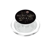 Memento Mori - Cita Latina gótica estoica Floral PopSockets PopGrip para MagSafe