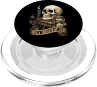 Memento Mori Crucifijo católico Tradicional Latino Misa Calavera PopSockets PopGrip para MagSafe