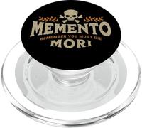 Memento Mori - Diseño católico Que Significa Calavera Latina Tradicional PopSockets PopGrip para MagSafe