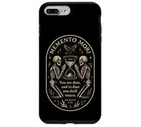 Memento Mori Esqueleto Oración Reloj de Arena Carcasa para iPhone 7 Plus/8 Plus
