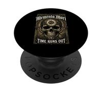 Memento Mori Eucaristía católica Tradicional Latina Misa Calavera PopSockets PopGrip Adhesivo