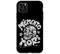 Memento Mori Filosofía Estoica Cráneo Retro Groovy Art Carcasa para iPhone 11 Pro MAX