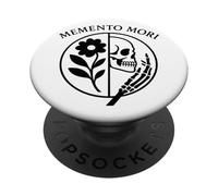Memento Mori Flor Simbólica Latina Diseño Estoico PopSockets PopGrip Adhesivo