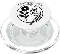 Memento Mori Flor Simbólica Latina Diseño Estoico PopSockets PopGrip para MagSafe