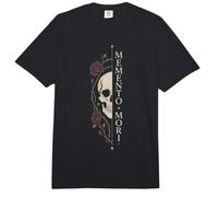 Memento Mori Gothic Rose Arte de Media Cara Oscuro Comfort Colors Adult Heavyweight T-Shirt