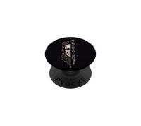 Memento Mori Gothic Rose Arte de Media Cara Oscuro PopSockets PopGrip Adhesivo