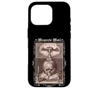 Memento Mori Gótico Cráneo Reloj De Arena Bruja Oscuro Academia Carcasa para iPhone 16 Pro
