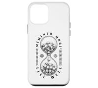 Memento Mori Live Well Skull Reloj de Arena Estoicismo Cráneos Carcasa para iPhone 12 Mini