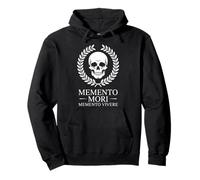 Memento Mori Memento Vivere Calavera Cita Latina Estoico Sudadera con Capucha