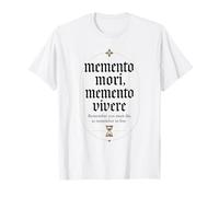 Memento Mori Memento Vivere Cita Latina Filosofía estoica Camiseta
