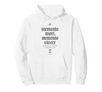 Memento Mori Memento Vivere Cita Latina Filosofía estoica Sudadera con Capucha