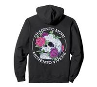 Memento Mori Memento Vivere Dicho estoico Latino Sudadera con Capucha