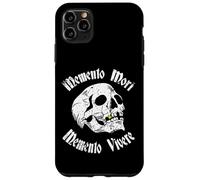 Memento Mori & Memento Vivere Stoic - Calavera de Tatuaje Envejecido Carcasa para iPhone 11 Pro MAX